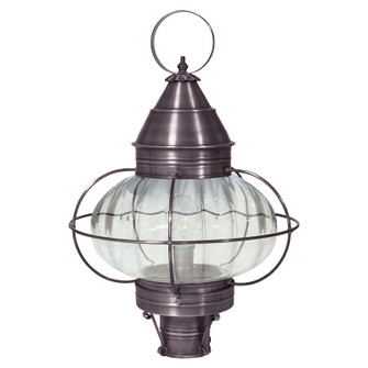 Onion One Light Post Mount in Dark Brass (196|2573DBMEDOPT)