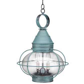 Onion Two Light Hanging Lantern in Verdi Gris (196|2572VGLT2CLR)