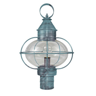 Onion One Light Post Mount in Verdi Gris (196|2543VGMEDCLR)