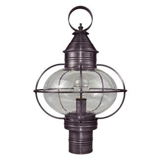 Onion One Light Post Mount in Dark Brass (196|2543DBMEDCSG)