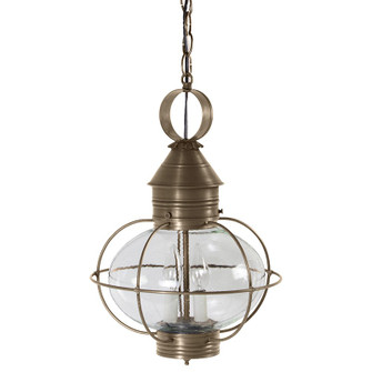 Onion Two Light Hanging Lantern in Dark Antique Brass (196|2542DABLT2CSG)