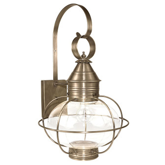 Onion One Light Wall Mount in Dark Antique Brass (196|2541DABMEDCLR)