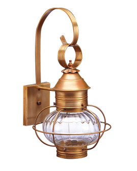Onion One Light Wall Mount in Antique Brass (196|2531ABMEDOPT)