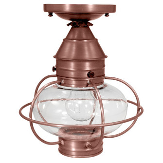 Onion One Light Flush Mount in Antique Copper (196|2524ACMEDCLR)