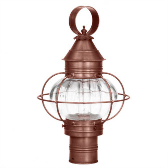 Onion One Light Post Mount in Antique Copper (196|2523ACMEDOPT)