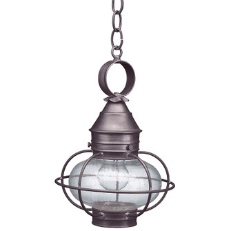 Onion One Light Hanging Lantern in Dark Brass (196|2522DBMEDCSG)
