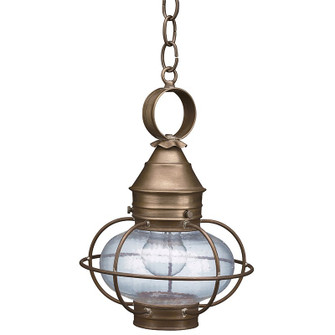 Onion One Light Hanging Lantern in Dark Antique Brass (196|2522DABMEDCSG)