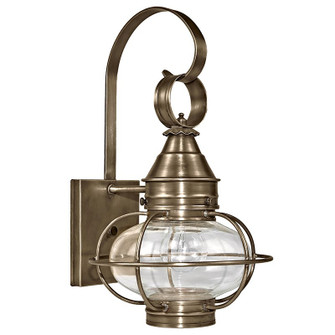 Onion One Light Wall Mount in Dark Antique Brass (196|2521DABMEDCLR)