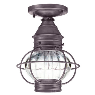Onion One Light Flush Mount in Dark Brass (196|2514DBMEDOPT)