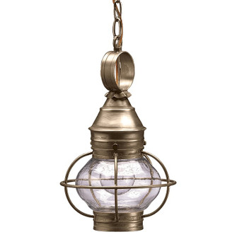 Onion One Light Hanging Lantern in Dark Antique Brass (196|2512DABMEDCSG)