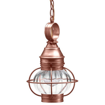 Onion One Light Hanging Lantern in Antique Copper (196|2512ACMEDOPT)