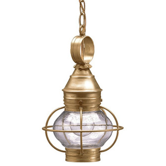 Onion One Light Hanging Lantern in Antique Brass (196|2512ABMEDCSG)
