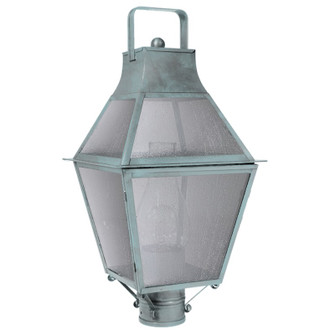 Uxbridge One Light Post Mount in Verdi Gris (196|2243VGCIMSMG)
