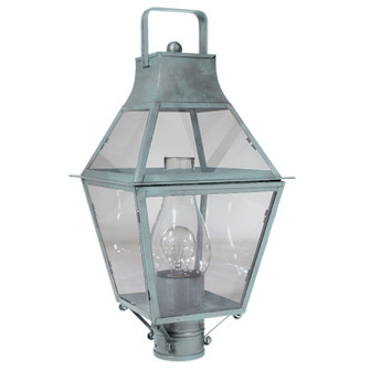 Uxbridge One Light Post Mount in Verdi Gris (196|2243VGCIMCLR)