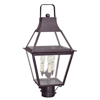 Uxbridge Three Light Post Mount in Dark Brass (196|2243DBLT3FST)
