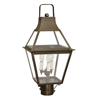 Uxbridge Three Light Post Mount in Dark Antique Brass (196|2243DABLT3FST)