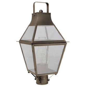 Uxbridge One Light Post Mount in Dark Antique Brass (196|2243DABCIMFST)