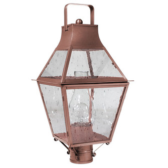 Uxbridge One Light Post Mount in Antique Copper (196|2243ACCIMCSG)
