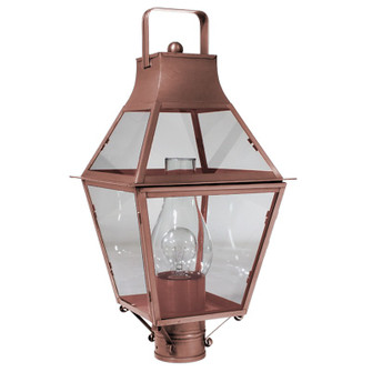 Uxbridge One Light Post Mount in Antique Copper (196|2243ACCIMCLR)
