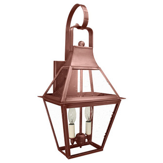 Uxbridge Two Light Wall Mount in Antique Copper (196|2237ACLT2CSG)