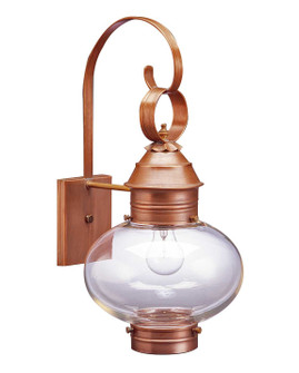 Cageless One Light Wall Mount in Antique Copper (196|2041ACMEDCLR)