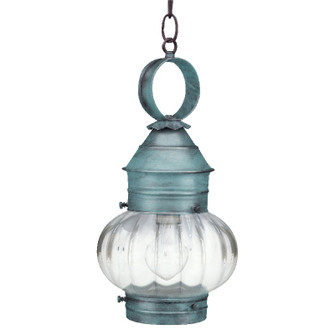Cageless One Light Hanging Lantern in Verdi Gris (196|2032VGMEDOPT)