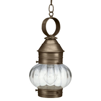 Cageless One Light Hanging Lantern in Dark Antique Brass (196|2032DABMEDOPT)