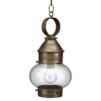 Cageless One Light Hanging Lantern in Dark Antique Brass (196|2032DABMEDCSG)