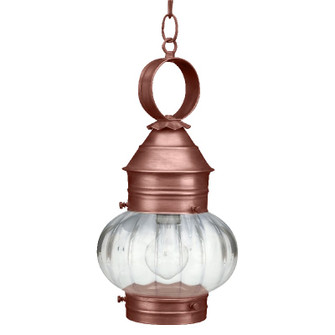 Cageless One Light Hanging Lantern in Antique Copper (196|2032ACMEDOPT)