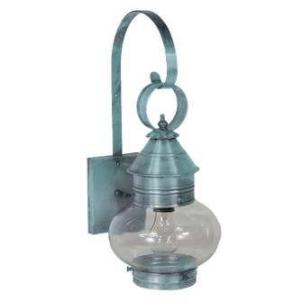 Cageless One Light Wall Mount in Verdi Gris (196|2031VGMEDCLR)
