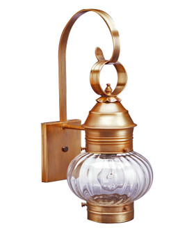 Cageless One Light Wall Mount in Antique Brass (196|2031ABMEDOPT)