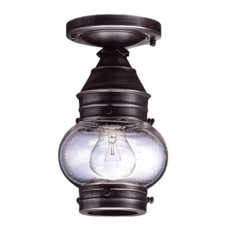 Cageless One Light Flush Mount in Dark Brass (196|2014DBMEDCSG)
