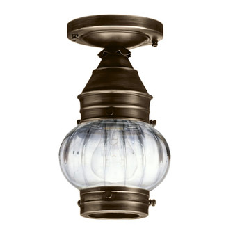 Cageless One Light Flush Mount in Dark Antique Brass (196|2014DABMEDOPT)