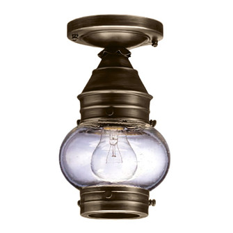 Cageless One Light Flush Mount in Dark Antique Brass (196|2014DABMEDCSG)