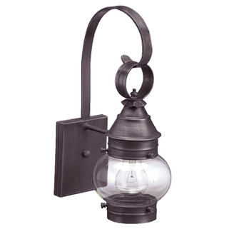 Cageless One Light Wall Mount in Dark Brass (196|2011DBMEDCLR)