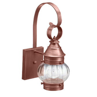 Cageless One Light Wall Mount in Antique Copper (196|2011ACMEDOPT)