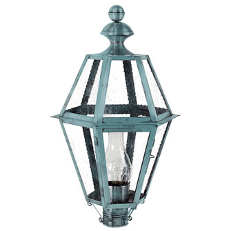 Boston One Light Post Mount in Verdi Gris (196|1623VGCIMSMG)