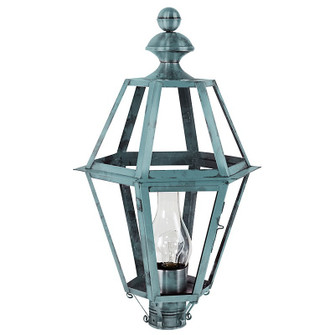 Boston One Light Post Mount in Verdi Gris (196|1623VGCIMCLR)