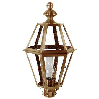 Boston One Light Post Mount in Antique Brass (196|1623ABCIMSMG)