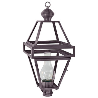 Boston One Light Post Mount in Dark Brass (196|1273DBCIMCLR)