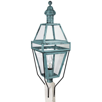 Boston One Light Post Mount in Verdi Gris (196|1253VGCIMCLR)