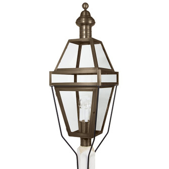 Boston Three Light Post Mount in Dark Antique Brass (196|1253DABLT3CLR)