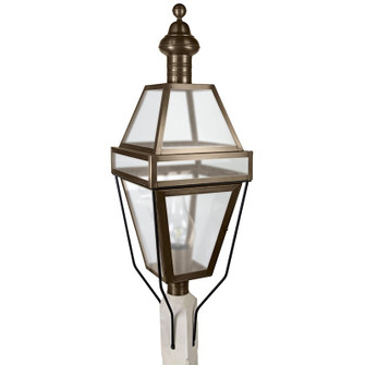 Boston One Light Post Mount in Dark Antique Brass (196|1253DABCIMFST)