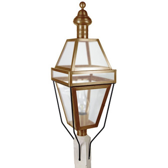 Boston One Light Post Mount in Antique Brass (196|1253ABCIMFST)