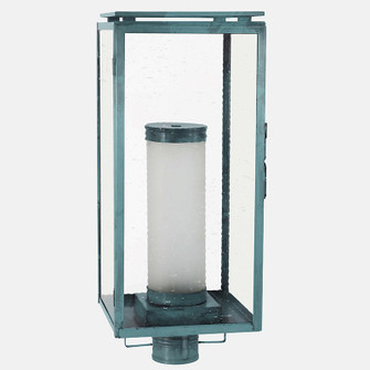 Downtown One Light Post Mount in Verdi Gris (196|11653VGFCYLCSG)