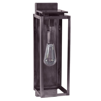 Downtown One Light Wall Lantern in Dark Brass (196|11631DBMEDCLR)