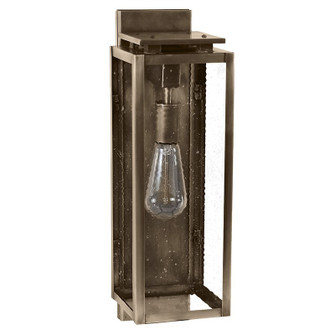 Downtown One Light Wall Lantern in Dark Antique Brass (196|11631DABMEDSMG)