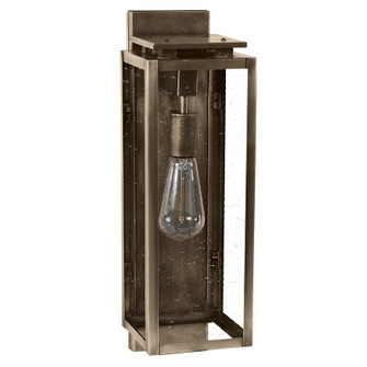 Downtown One Light Wall Lantern in Dark Antique Brass (196|11631DABMEDCSG)