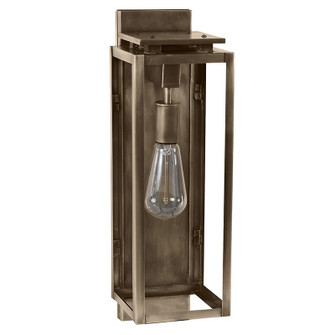 Downtown One Light Wall Lantern in Dark Antique Brass (196|11631DABMEDCLR)