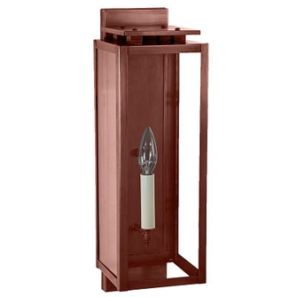 Downtown One Light Wall Lantern in Antique Copper (196|11631ACLT1CLR)